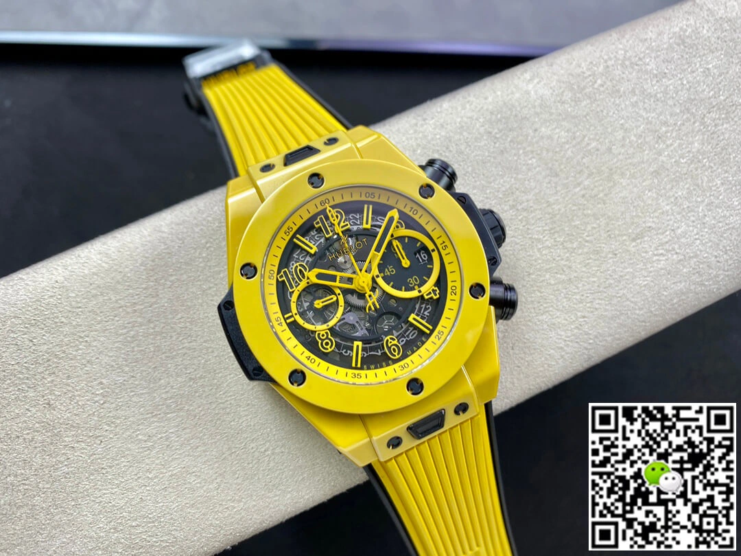 Hublot BIG BANG Unico 441.CY.471Y.RX ZF Factory 1:1 Best Edition Replica Watch Yellow Ceramic Case
